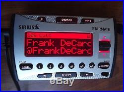 SIRIUS STARMATE ST1R satellite radio Receiver WithCar Kit-LIFETIME SUBSCRIPTION