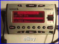 SIRIUS STARMATE satellite radio SIR-ST1 W car kit ACTIVE LIFETIME SUBSCRIPTION