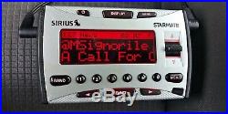 SIRIUS STARMATE satellite radio SIR-ST1 W car kit ACTIVE LIFETIME SUBSCRIPTION