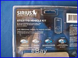 Sirius Stiletto 100 Satellite Radio With New Vehicle & Home Kit