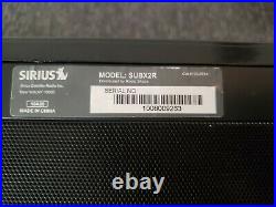 SIRIUS SUBX2 SATELLITE RADIO, SP5 RECEIVER, BOOM BOX, ANT, a. C. CORD. TESTED
