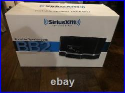 SIRIUS SXABB2 Portable Speaker Dock Black SIRIUS/XM Satellite Radio SST8V1