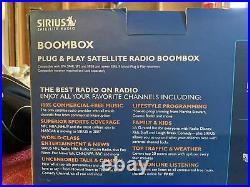 SIRIUS Satellite Radio Boombox Plug And Play New Never Used