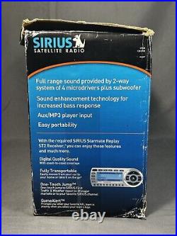 SIRIUS Satellite Radio STARMATE REPLAY BOOMBOX ST-B2 Antenna Power Supply CLEAN