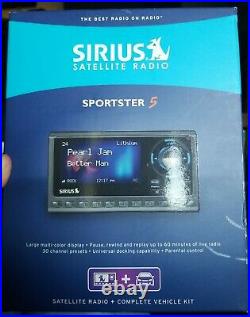 SIRIUS Sportster 5 Satellite Radio Receiver & Vehicle Kit SP5TK1 Sealed