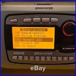 SIRIUS Sportster Receiver & Boom Box Satellite radio With LIFETIME SUBSCRIPTION