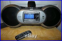 SIRIUS Sportster Replay Satellite radio With Boombox + LIFETIME SUBSCRIPTION + 87