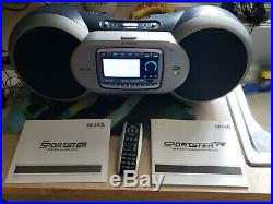 SIRIUS Sportster SPR2 Receiver With boombox, car kit, ACTIVE LIFETIME SUBSCRIPTION