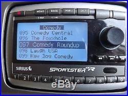 SIRIUS Sportster SPR2 SP-R2 XM radio receiver Withboombox-LIFETIME SUBSCRIPTION