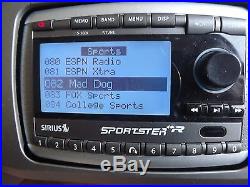 SIRIUS Sportster SPR2 XM radio receiver ONLY 87.7 ACTIVE LIFETIME SUBSCRIPTION