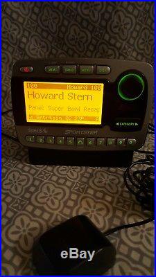 SIRIUS Sportster SP-R1 XM satellite radio - ACTIVE UBSCRIPTION WithHoward 100/101