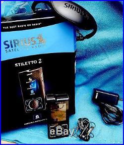 SIRIUS Stiletto 2 Live Portable Satellite Radio Receiver & Mp3 Player ACTIVATED