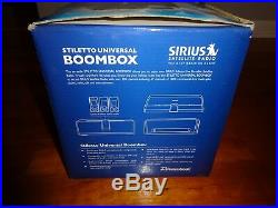 SIRIUS Stiletto SL100 Satellite Radio Lifetime Subscription + Boombox Howard XM