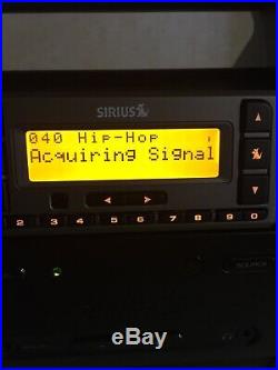 SIRIUS XM RADIO SP3 WITH Boombox. Picked Up 184 Channels
