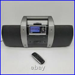 SIRIUS XM Radio Boombox SUBX1 with Sportster SP4 Receiver, Remote and Antenna
