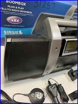 SIRIUS XM Radio Receiver Boombox Car Kit Remote Active Subscription Excellent