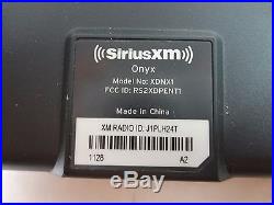SIRIUS XM Radio SXABB1 Portable SPEAKER Dock / SIRIUS Onyx XDNX1 Receiver