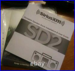 SIRIUS XM Radio SXSD2 Boombox & Stratus SV5 Reciever with Lifetime Subscription