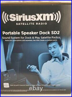 SIRIUS XM satellite radio SD-2 boombox, Sirius Starmate 5 Sirius Dock & Play kit