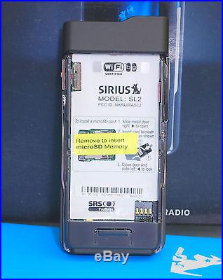 SL2 SIRIUS STILETTO 2 PORTABLE SATELLITE RADIO SL2PK1 NEW OPEN BOX