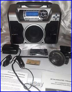 STB2 Sirius Portable Radio Boombox & ST2 Stargate Replay WORKING CHANNELS 2-174