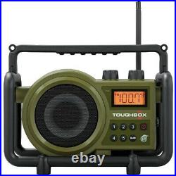 Sangean TB-100 TOUGHBOX Portable FM/AM/Aux Ultra-Rugged Rechargeable Digital