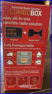 Satellite Radio Combo Box Transportable Sirius System Jensen JSIR900CMB New
