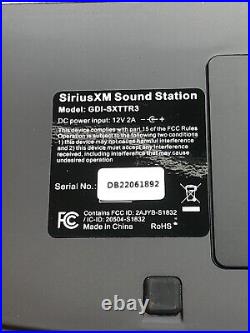 SiriusXM GDISXTTR3 SiriusXM Wi-Fi Sound Station 12 2A Black for XM Receivers