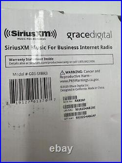 SiriusXM Music for Business Internet Radio GDI-SXBR3