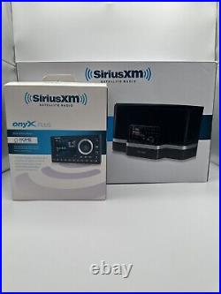 SiriusXM OnyX Plus Radio With Home Kit and Portable Speaker Dock BB2 Both CIB