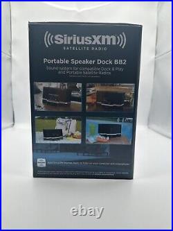 SiriusXM OnyX Plus Radio With Home Kit and Portable Speaker Dock BB2 Both CIB