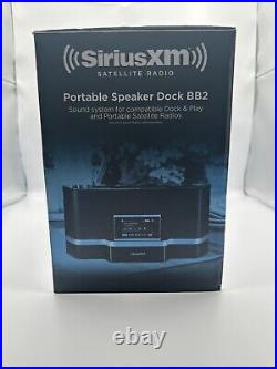 SiriusXM OnyX Plus Radio With Home Kit and Portable Speaker Dock BB2 Both CIB