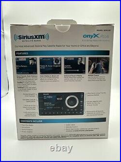 SiriusXM OnyX Plus Radio With Home Kit and Portable Speaker Dock BB2 Both CIB