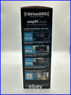 SiriusXM OnyX Plus Radio With Home Kit and Portable Speaker Dock BB2 Both CIB