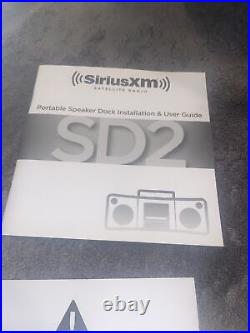 SiriusXM Onyx EZ Radio & Speaker Dock SD2 With Remote, Power, & Antenna