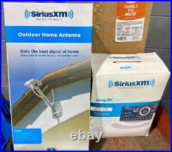 SiriusXM Onyx Plus Satellite Radio Home Kit + Outdoor Home Antenna + 50ft ext