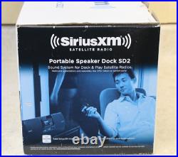 SiriusXM Portable Radio & Speaker Dock SD2 with Remote New FREE SHIPPING