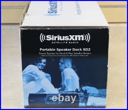 SiriusXM Portable Radio & Speaker Dock SD2 with Remote New FREE SHIPPING