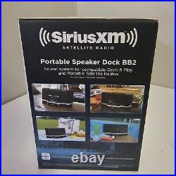 SiriusXM Portable Speaker Dock Boom Box BB2 SXABB2 Sirius XM BRAND NEW SEALED