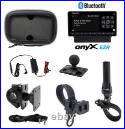 SiriusXM Radio Bluetooth Motorcycle Installation Kit With Onyx EZR Receiver