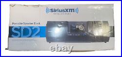 SiriusXM Reciever Speaker Dock Boombox SXSD2 Only Satellite Radio No Remote