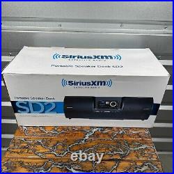 SiriusXM Reciever Speaker Dock Boombox SXSD2 Satellite Radio Open Box(No Remote)