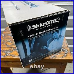 SiriusXM Reciever Speaker Dock Boombox SXSD2 Satellite Radio Open Box(No Remote)