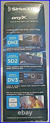 SiriusXM SXPL1V1 Sirius XM Dock & Play Satellite Radio with Vehicle Kit & Boombox