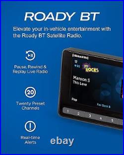 SiriusXM SXVRBT1 ROADY BT PORTABLE SATELLITE RADIO TUNER with MOUNTING ACCESSORIES
