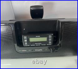 SiriusXM Satellite Radio SUBX2 Portable Boombox Speaker Dock with SDSV6 Working