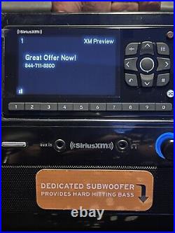 SiriusXM Satellite Radio SXSD2 Portable Boombox Speaker Dock with Onyx EZ Radio