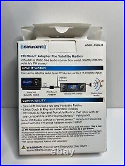 SiriusXM Tour Dock & Play Radio with 360L + FM Direct Adapter Vehicle Kit