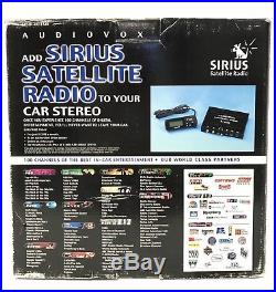 Sirius Audiovox SIRSR-001 CAR Satellite Radio ACTIVE LIFETIME SUBSCRIPTION XM