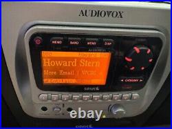 Sirius Audiovox radio and boombox active unit